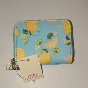 Trina Turk Blue and Yellow Key Card Holder